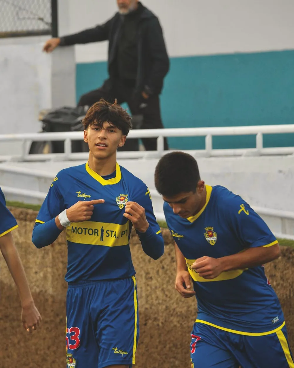Atleta acompanhado pela DVathletes durante um jogo